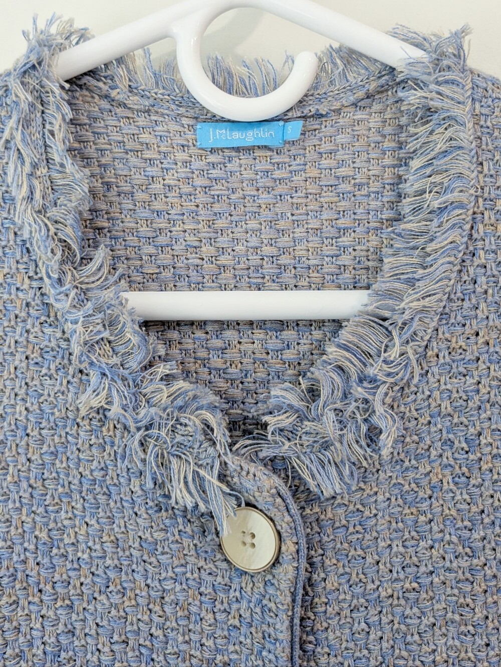 J. McLaughlin Nan Knit Fringe Cardigan - Picture 4 of 7